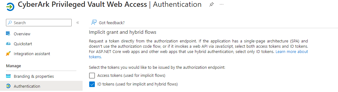 Enable OIDC Authentication in CyberArk PVWA with Microsoft Entra ID