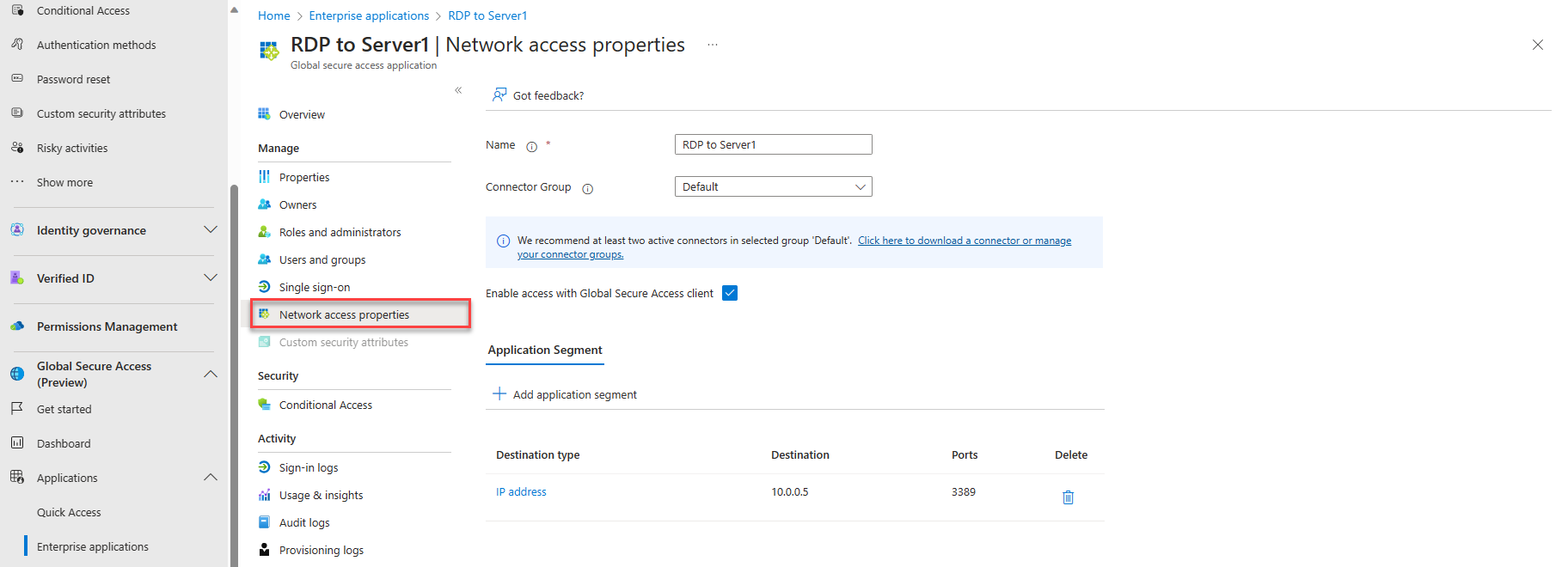 Entra Private Access: Secure Internal Resources with Conditional Access