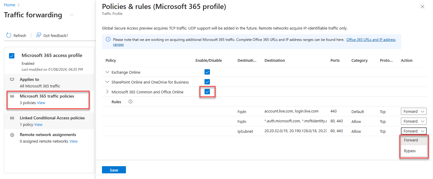 Entra Internet Access for Microsoft 365: Secure Microsoft 365 Traffic